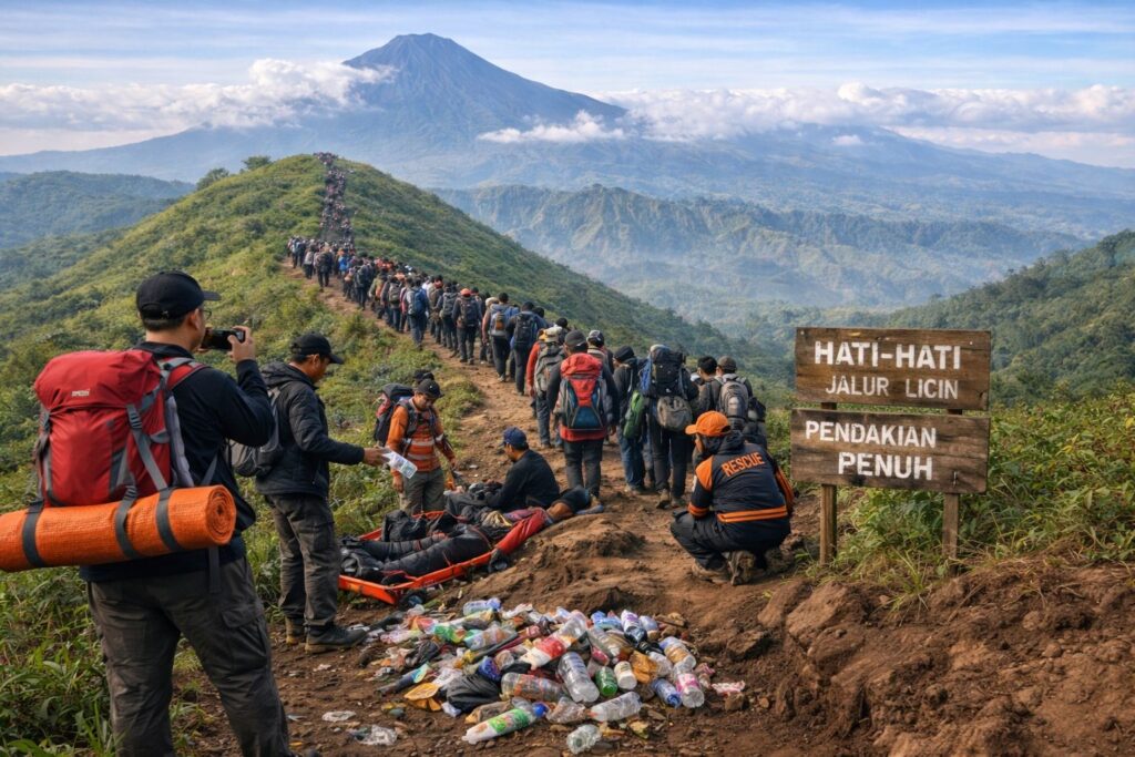 Kepadatan Pendakian Pasca Lebaran di Sembalun sebagai Problematika Tata Kelola Wisata Alam